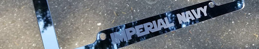 Veteran Imperial Navy License Plate Frame