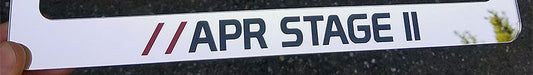 APR Stage II License Plate Frame