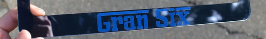 Gran Six License Plate Frame