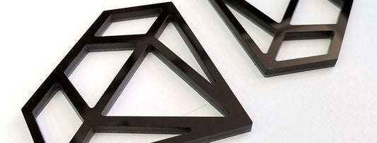 Black Diamond Wireframe Emblems