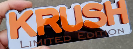 Orange Krush Limited Edition Jeep Emblems