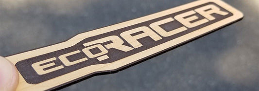 EcoRacer Wood Car Emblem