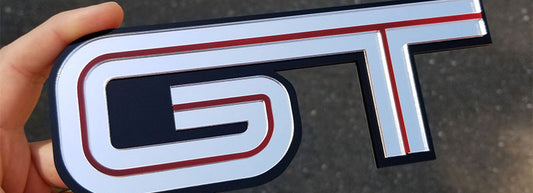 GT Inlayed Glossy Emblem