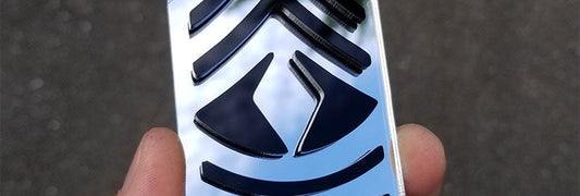 First Sergeant Chrome Emblem