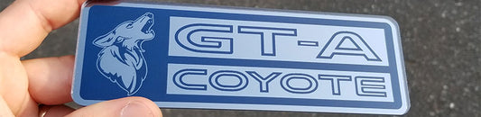 Custom GT-A Coyote Emblem