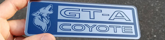 Custom GT-A Coyote Emblem