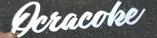 Ocracoke Chrome Emblem