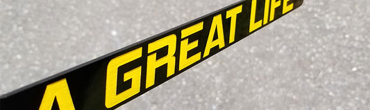 A Great Life License Plate Frame