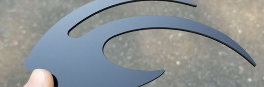 Gloss Black Stylized Emblems