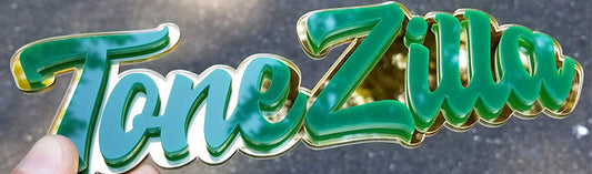 Tone-Zilla Gold Green Emblem
