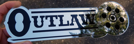 Chrome Outlaw Emblem