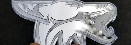 Chrome Coyote Emblem