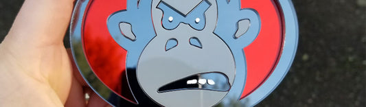 Chrome Monkey Emblem