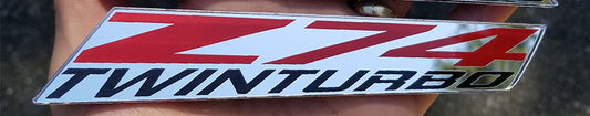 Z74 Twin Turbo Emblems