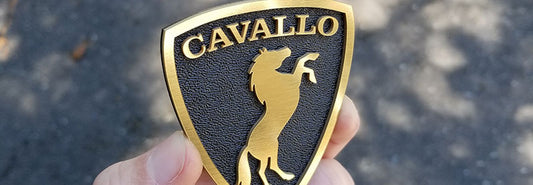 Cavallo Horse Badge Shield