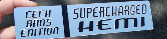 Supercharged Hemi Edition Emblem