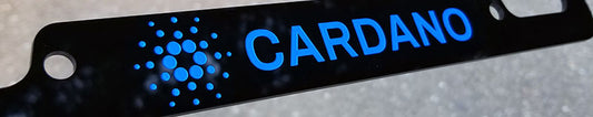 Cardano License Plate Frame