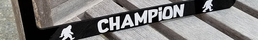 Hide & Seek Champion License Plate Frame