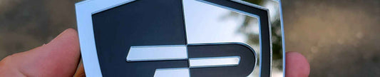 Chrome Shield Car Badge