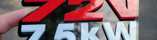 72V 7.5KW Electric Emblem