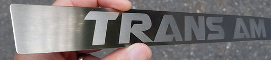 Trans Am Engraved Stainless Fuel Rail Cover Strips