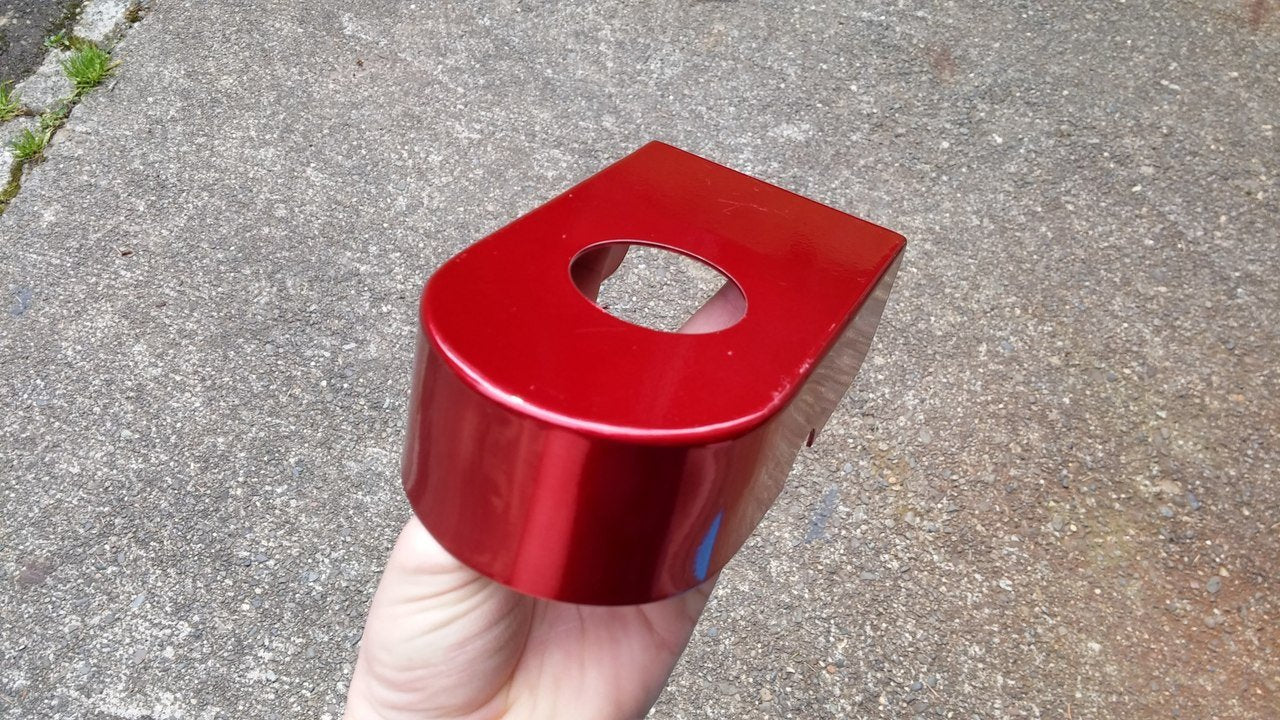 CANDY RED POWDER COAT