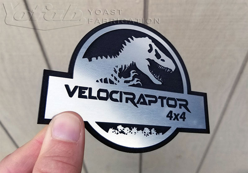 Velociraptor 4x4 badge