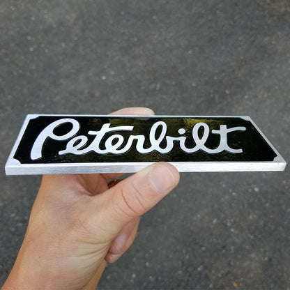 custom engraved billet aluminum emblem