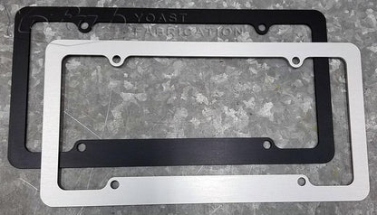 Custom Billet Aluminum License Plate Frames