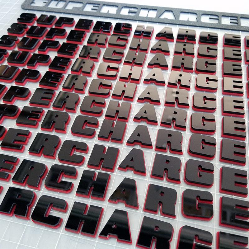 Supercharged letters