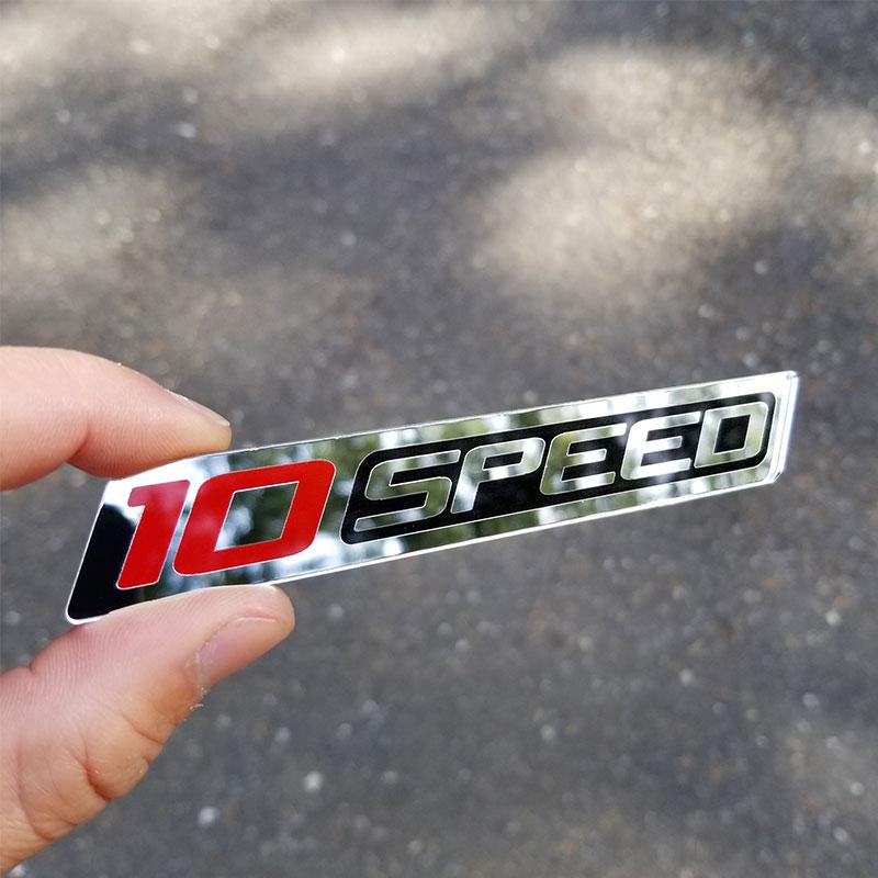 10 Speed Emblem