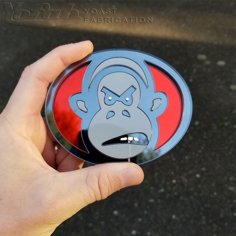 Chrome Monkey Emblem