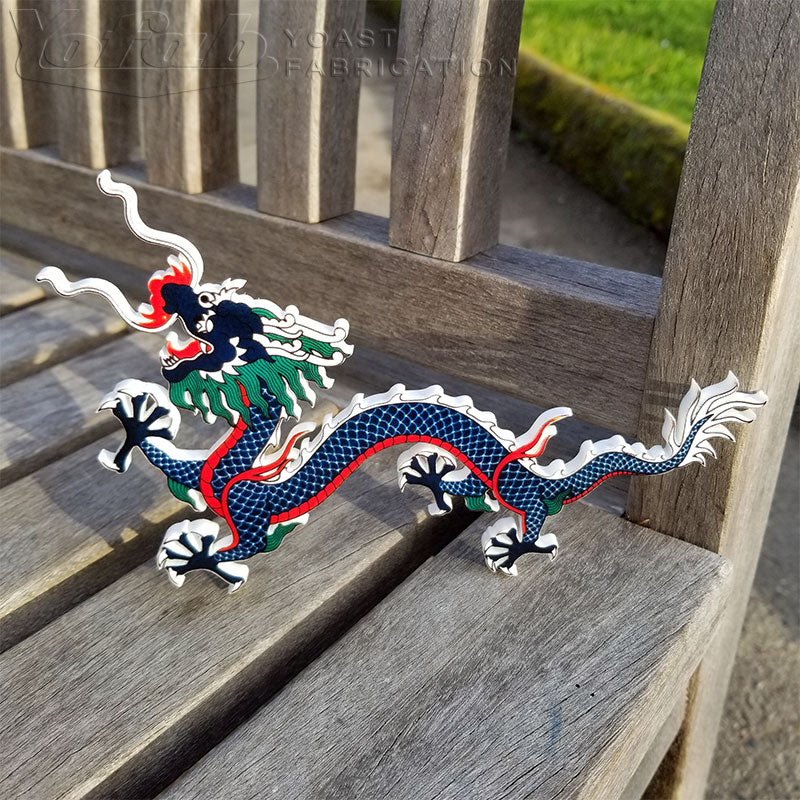 Loong Chinese Dragon Emblem