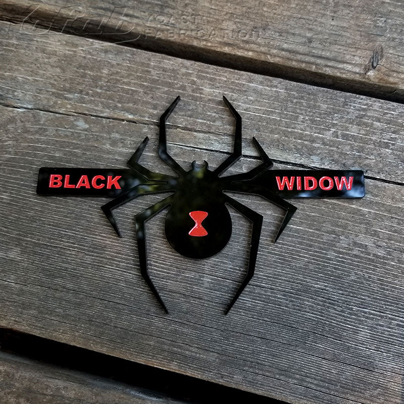 Black Widow Spider Emblem