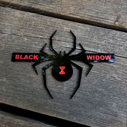 Emblème de l'araignée veuve noire