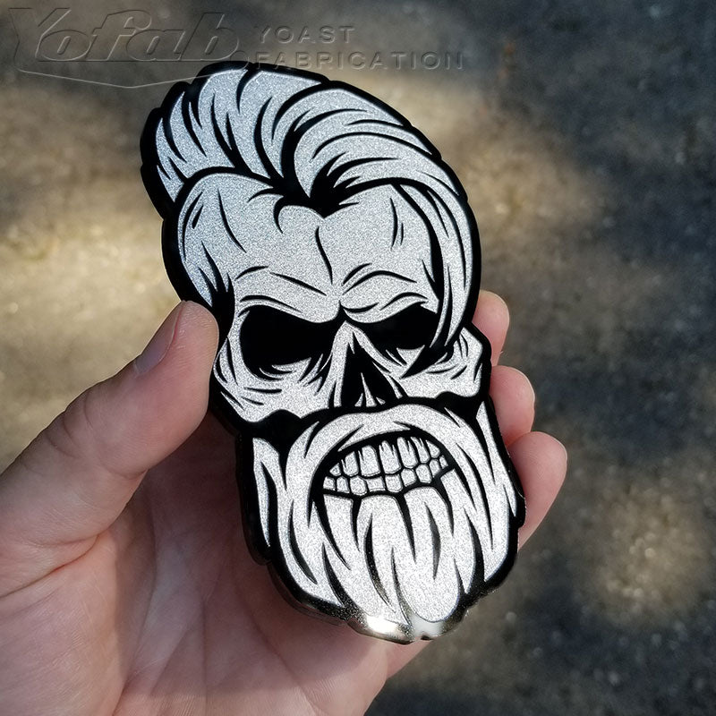 Bearded Skull Badge