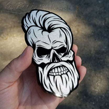 Bearded Skull Badge