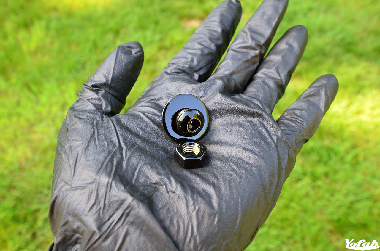 Gloss Black Bolts Powder Coating