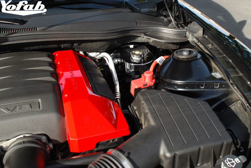 2010 Camaro Chrome Brake Fluid Cover Installed