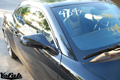 2010 Gen Camaro Mirror Trim Installed