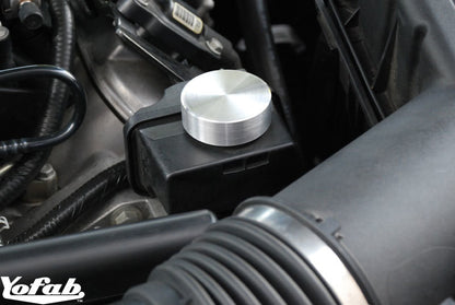 2010 Camaro Power Steering Billet Cap Installed