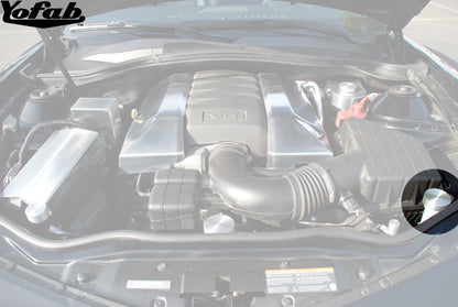2010 Camaro Windshield Fluid Billet Cap Installed