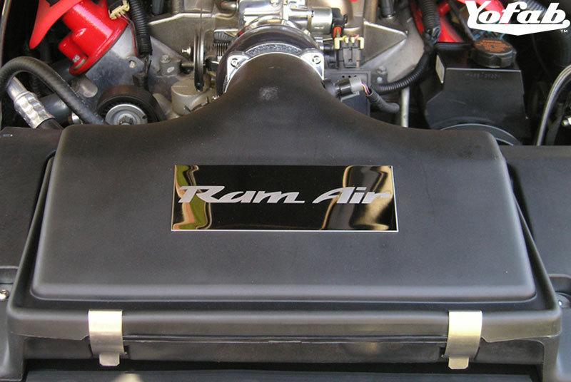 Camaro & Firebird Custom Etched Air Lid Plate
