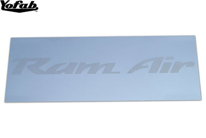 Ram Air polished stainless air lid plate