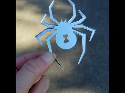 chrome black widow emblem