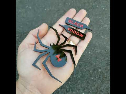 Emblème de l'araignée veuve noire
