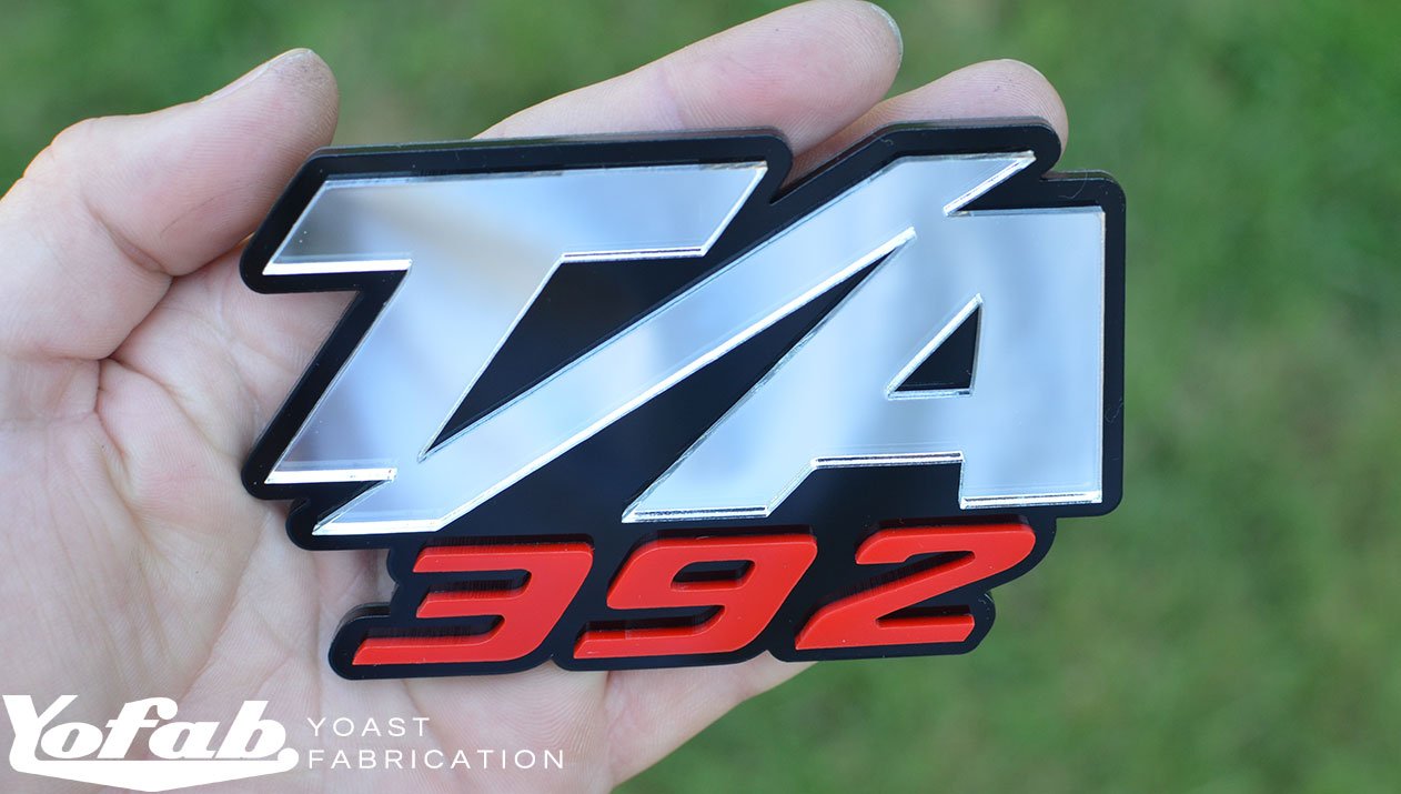 Custom car emblem T/A 392